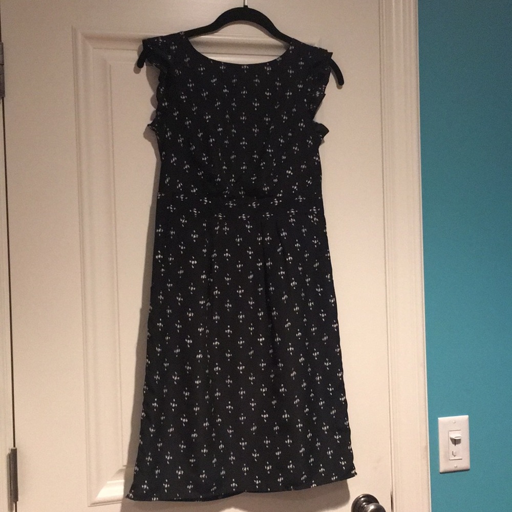 Black Jacob Ikat Dress